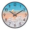 10/12 Inch Fashion Creative Wall Clock Silent Nordic Artist Living Room Bedroom Wall Watch Oil Painting Style Home Decoration