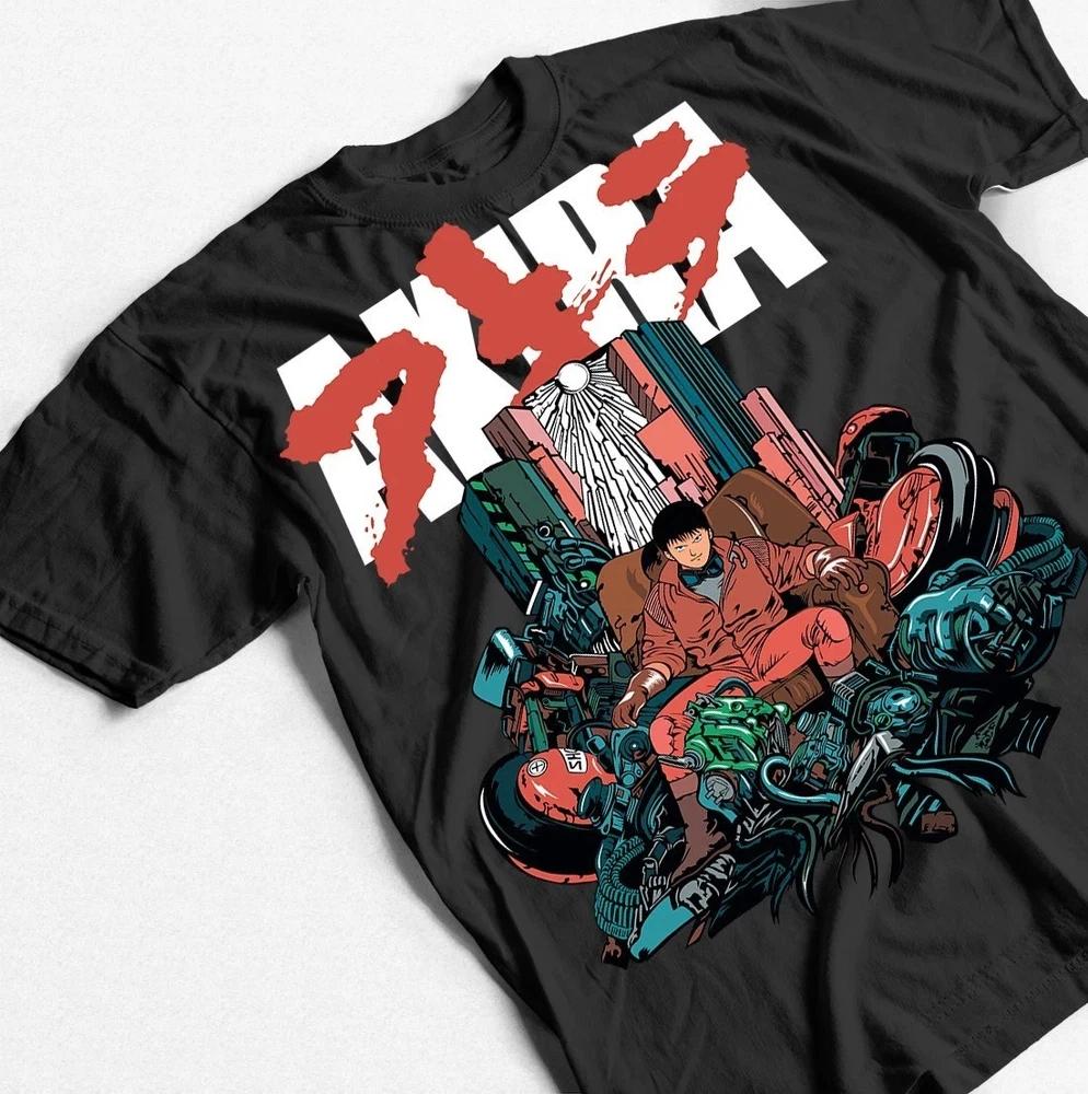 Akira Anime Retro Neo Tokyo Unisexga TShirt Black Gift For Friends S