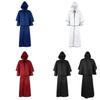 Medieval Renaissance 5-color Hooded Cloak For Halloween Cosplay