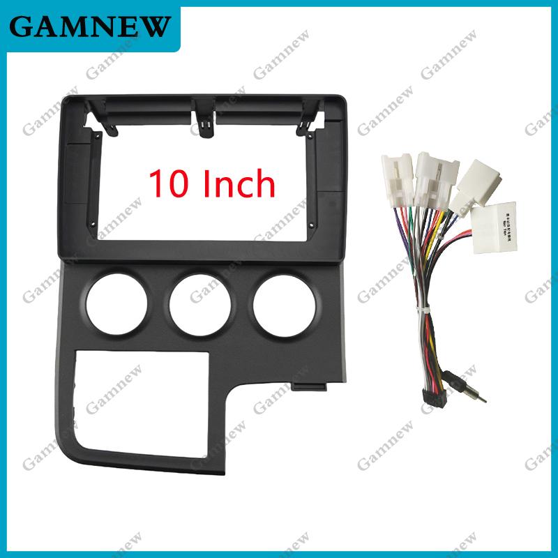 10 Inch Car Frame Fascia Adapter Android Radio Dash Fitting Panel Kit For Toyota Hiace 2019-2022 RHD