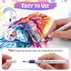 Acrylic Paint Markers Set Fine Permanent Paint Acrylic Marker Pens for Stones Wood Glass DIY Projects Water-Based Acrylic Marker