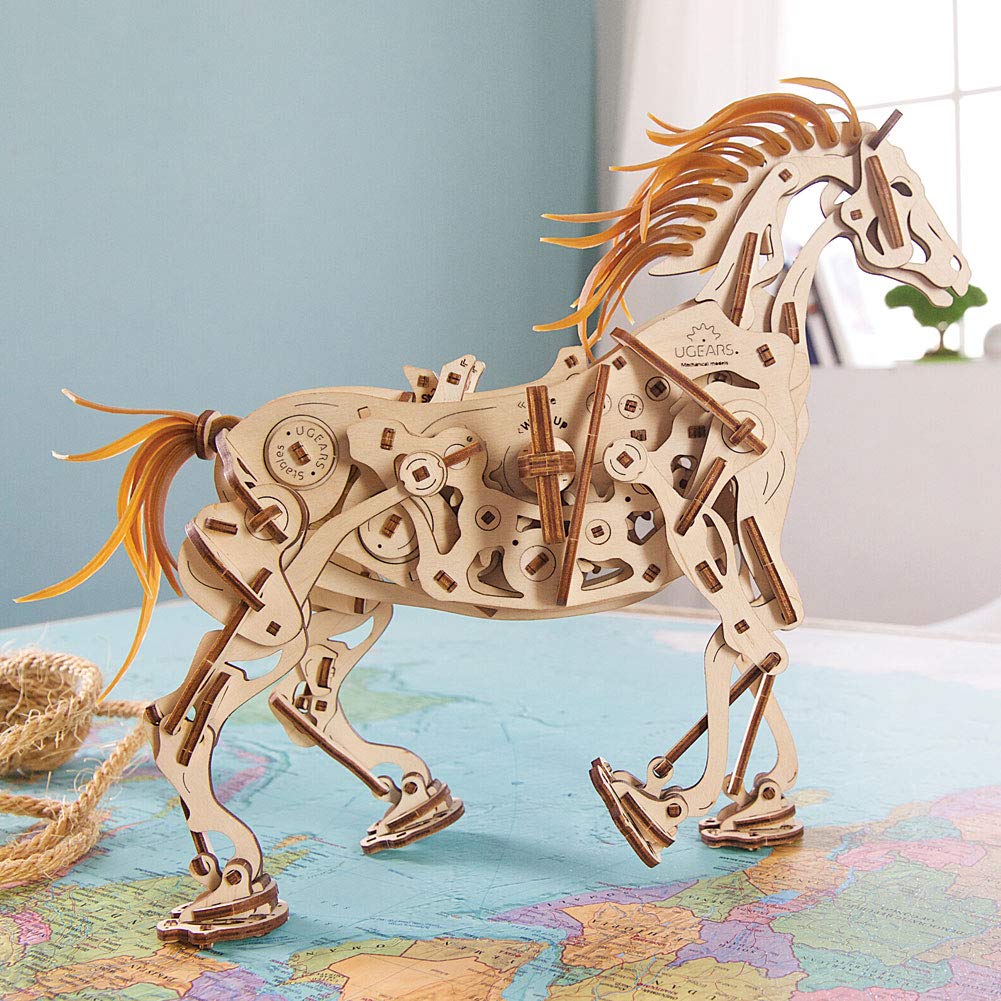 Ugears Mechanical Hose 70054 Wooden Puzzle Craft Model No Glue or Tools Required Adult Animal