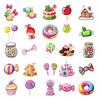 50 Creative Graffiti Stickers Various Candy Donuts Not Repeat Stickers
