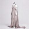 Halloween Game Of Thrones Daenerys Cosplay Dress Greek Style Grey Trailing Gown Party