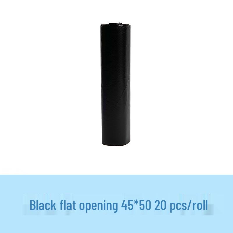 Extra-Large Heavy-Duty Black Garbage Bags - Flat Opening for Hotels & Kitchens, Free Shipping