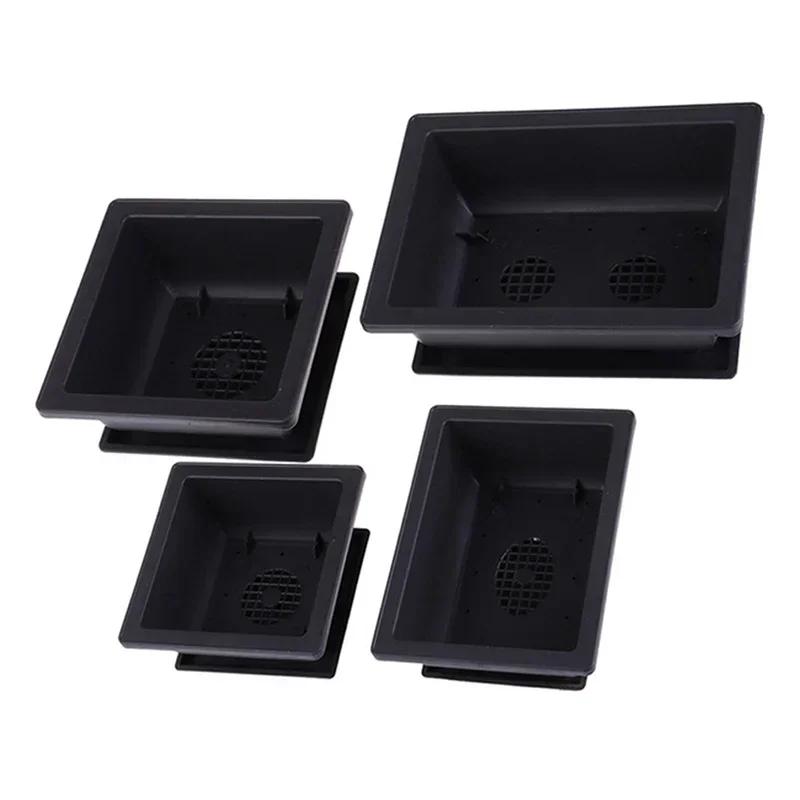 1PC Square Flower Pot Imitation Plastic Balcony Pots Flower Bonsai Bowl Nursery Basin Planter Imitation Rectangle  Plant Pots