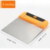 Stainless Steel Scraper 4/6 Inch Plaster Spatula Shovel Wallpaper Putty Scraper  "Home Improvement