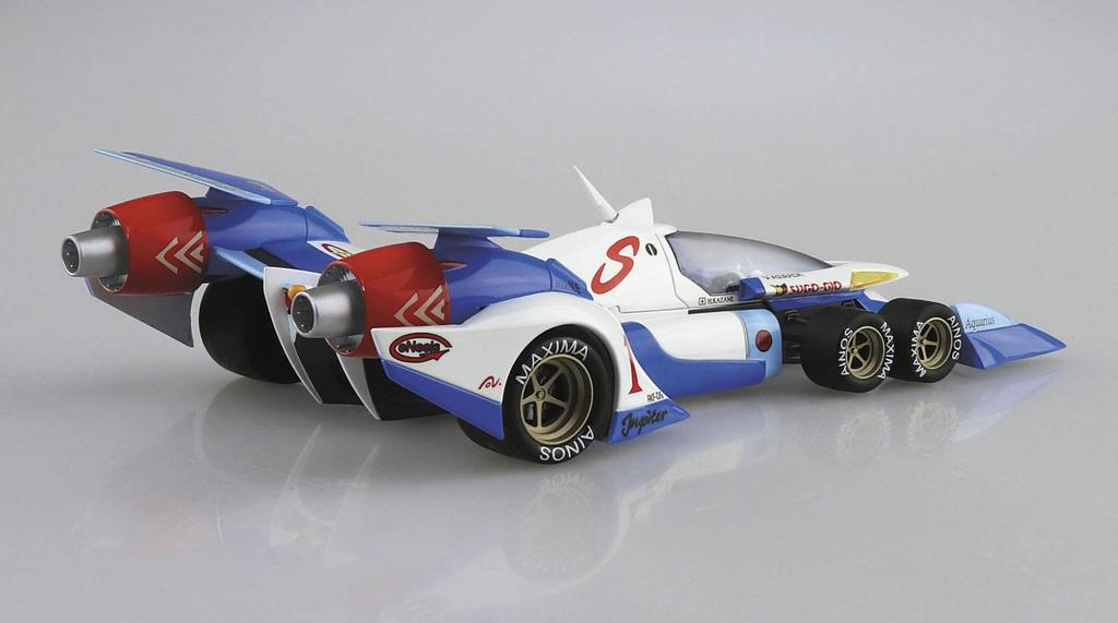 Aoshima Bunka Kyozai Cyber Formula New Asurada Lifting Turn Mode Scale Plastic Model No.8 AKF-0/G 1/24