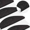Self Adhesive Stair Mats 10 Pcs. Anthracite 65x22.5x3.5 Cm