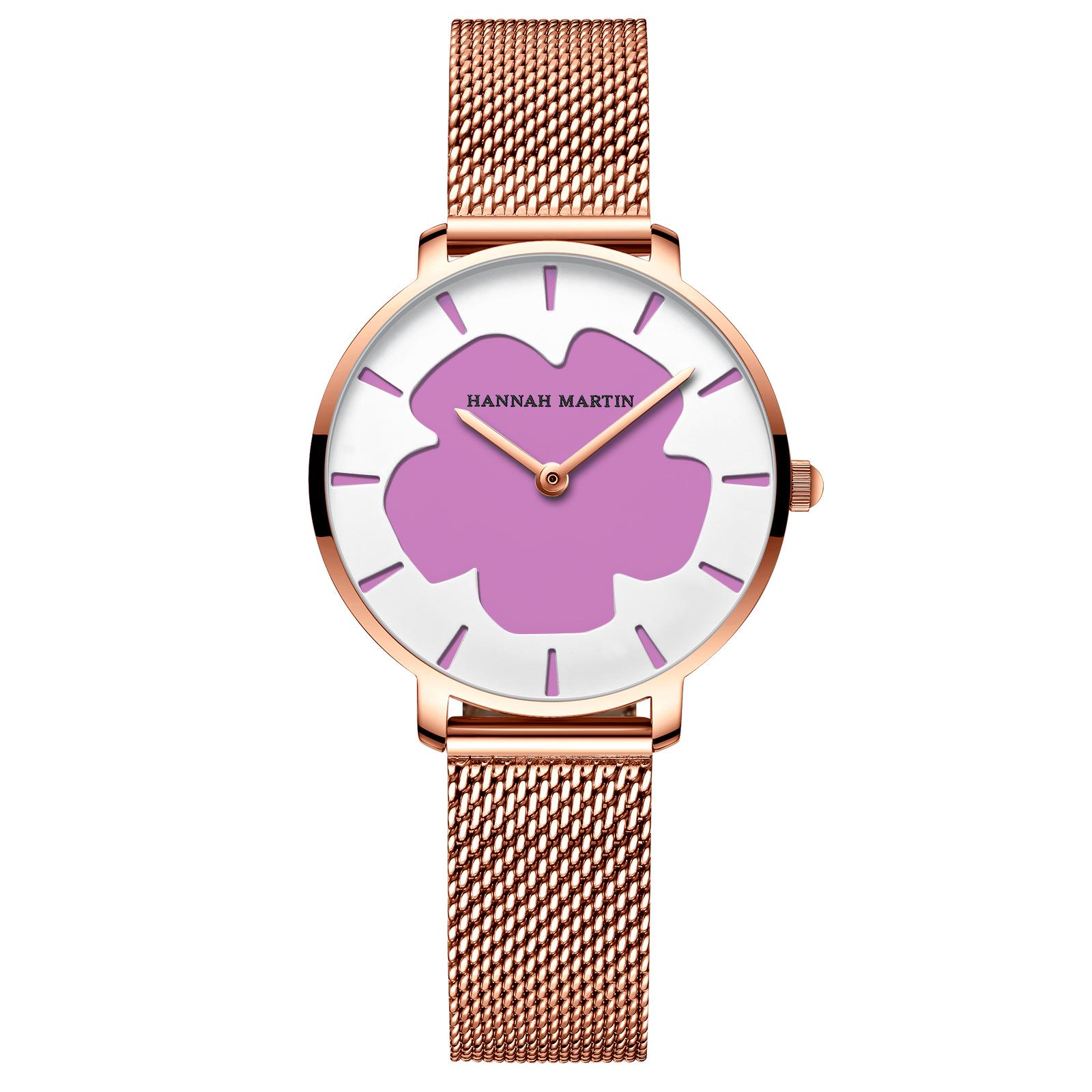 

Женские часы Hanna Martin 1333 с меняющим цвет циферблатом подсолнуха и японским механизмом