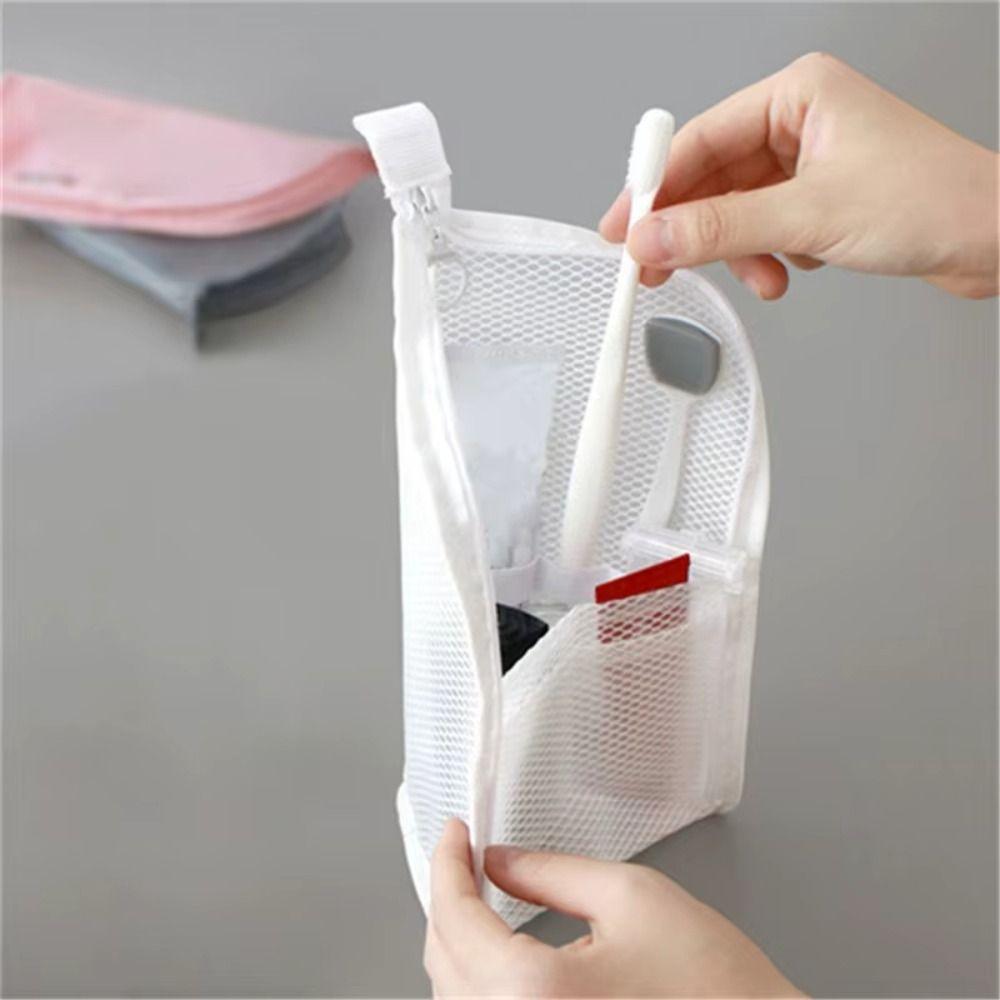 Waterproof Toothbrush Toiletry Pouch Large Capacity Portable Beauty Case Makeup Organizer