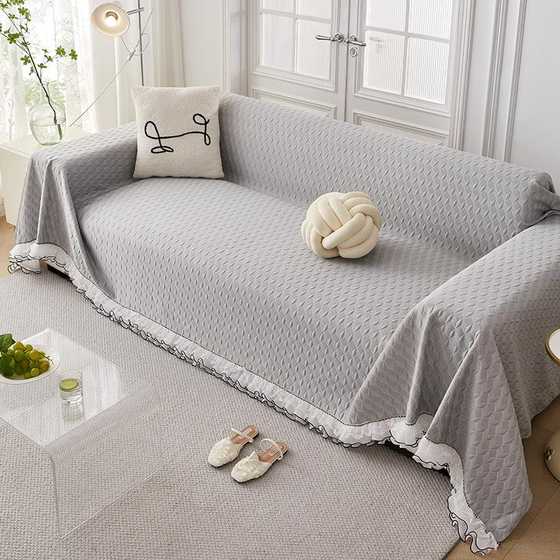 Summer Ice Silk Sofa Towel Cool Yiquan Bag Sofa Cover One Piece Sofa Cover Cloth Cushion Cool and Breathable