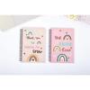 2 Pack A5 Spiral Notebooks Cute Cartoon Writing Hardcover Notebook Student School Office Supplies Teacher Appreciation Gift