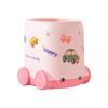 Children's Cartoon Car Pen Holder - Cute Desktop Storage for School Supplies