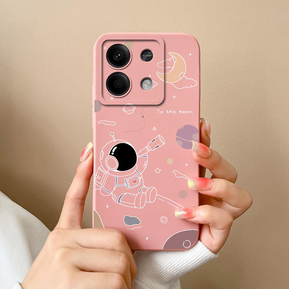 For Xiaomi Redmi Note 13 Pro Plus 5G Case Sweet Girls Cartoons Matte Silicone Coque For Redmi Note13 Pro+ 5G New Design Funda
