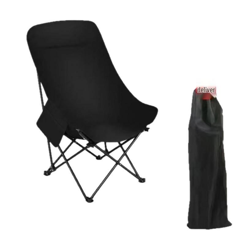 High Back Folding Moon Chair for Outdoor Camping, Picnic, Beach, or Fishing