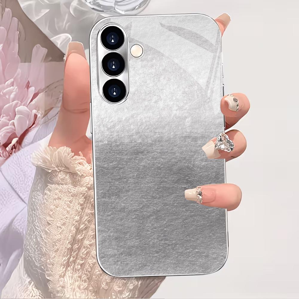 

PhoneCase Atmosphere Simplicity High-end Electroplating Glass PhoneCase for Samsung Galaxy S26 S25 S24 S23 S22 S21 FE,Ultra,Plus GalaxyS24FE