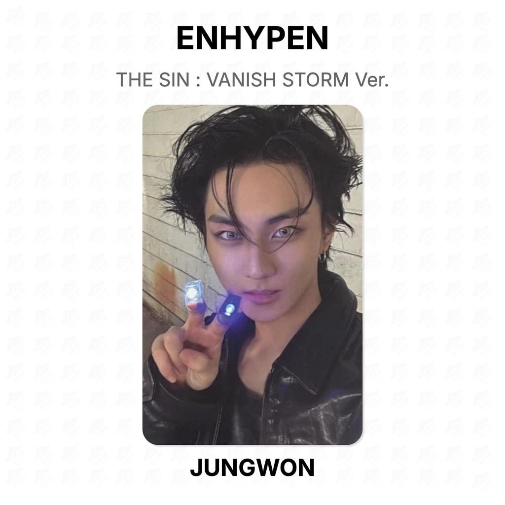 ENHYPEN THE SIN : VANISH STORM Ver. Official Photocard