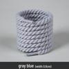 White Polyester Cotton Three-Strand Round Shoelaces - Versatile for Casual or Board Shoes (Pair)