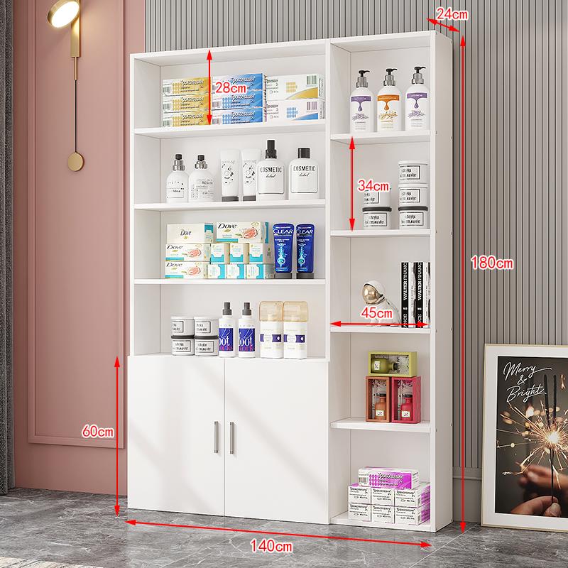 Beauty Salon Cosmetic Display Cabinet & Makeup Shelf Rack
