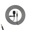 Mirhua Wired Condenser Microphone with Plug Smartphone Lavalier Microphone 3.5mm (4-pole) - Compatible, Omnidirectional,