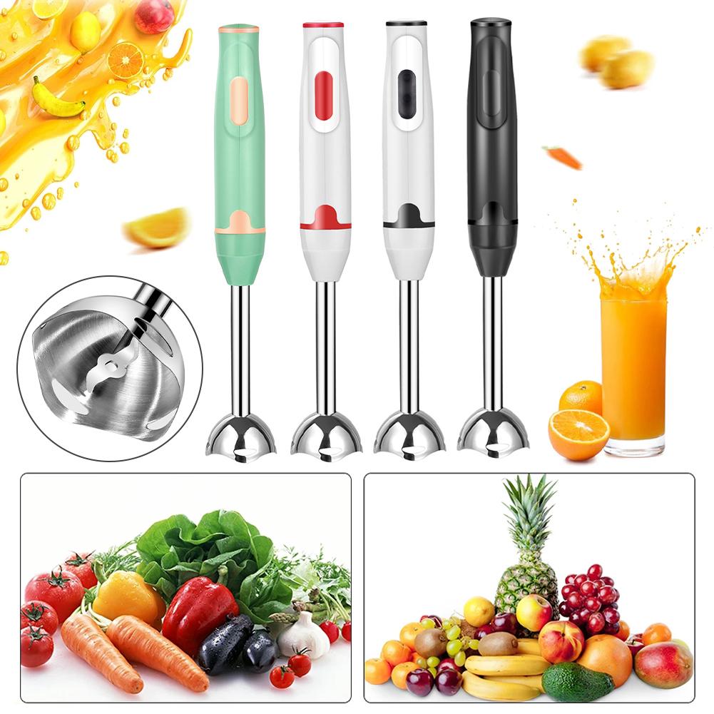 Electric Food Stick Mixer Handheld Egg Beater Food Vegetable Blender Stainless Steel Food Grinder Kitchen Whisk Tools