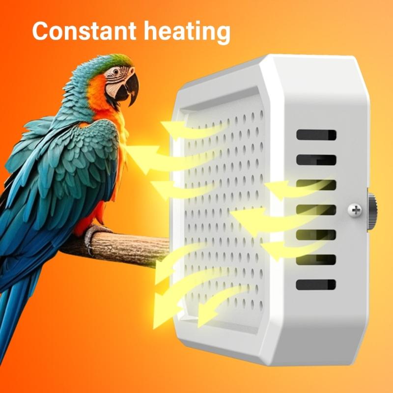Durability Metal Warming Perches For Parrots With Anti Chew And Smarted Temperature Control For Bird Cages