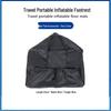 Inflatable Three-Layer Adjustable Footrest Cushion for Travel