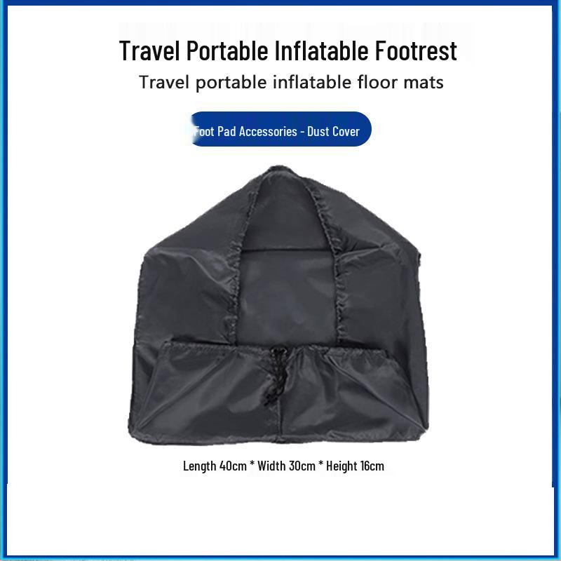 Inflatable Three-Layer Adjustable Footrest Cushion for Travel