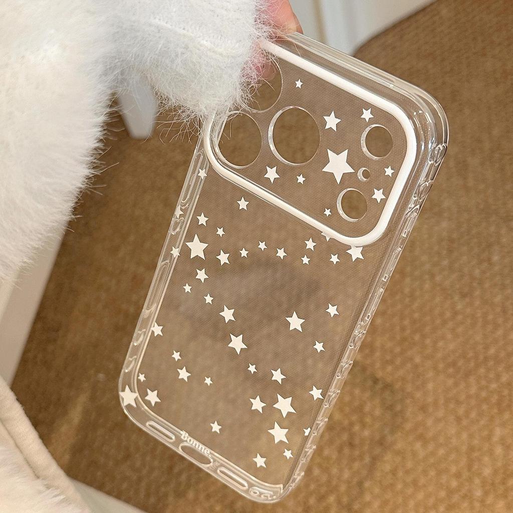 Weißer Stern Handyhülle für iPhone 16, iPhone 17 und iPhone 17 Pro Max