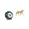 Resin Cheetah Animal Sculpture Ornament for House And Office Decor Decorative Tabletop Centerpiece