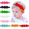 9Pcs Newborn Headbands Infant Rose Elastic Hair Band Solid Color Headwear Hairstyling Accessories