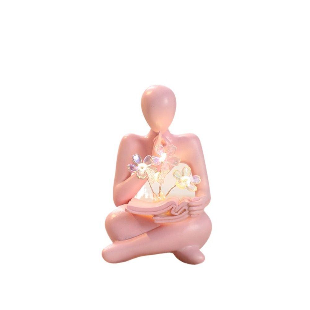 

Смола Фигурка Тюльпан Графический Ночной Светильник Абстрактная Художественная Статуя Тюльпан Лампа Современная Творческая Атмосфера Светильник Гостиная