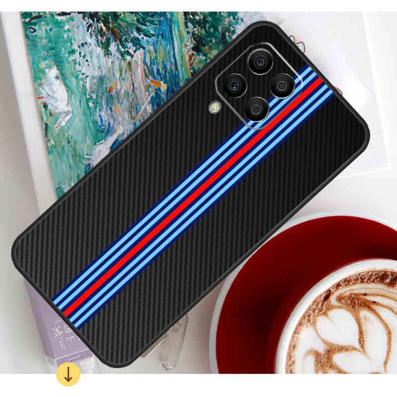 Carbon Fiber Case For Samsung Galaxy M13 M23 M33 M53 M30s M31s M12 M32 M52 M21 M51 M14 M34 M54 M20 Coque