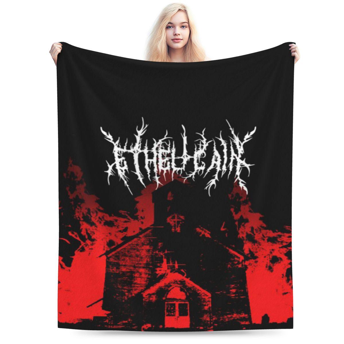 

Ethel Cain Black Metal Logo Personalized Comfortable Decorate Home An UltraSoft Micro Fleece Blanket 75x100cm 30x40in