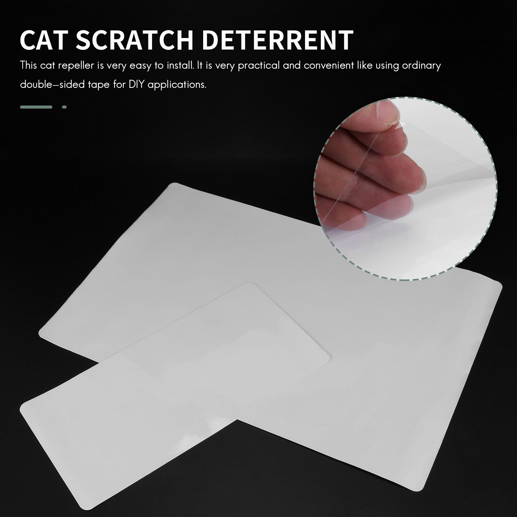 

ABWR-10Pack Cat Scratcher, Cat Scratch Deterrent Tape, Cat Repellent For Furniture, Cat Couch Protector, Cat Scratching Pad прозрачный