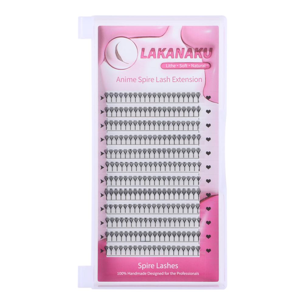 Single Cluster False Eyelashes Comic Spire Mink Lashes Extensions  Eye Makeup Tools