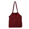 2026 Simple Large Capacity Plaid Canvas Shoulder Bag for Women and College Students