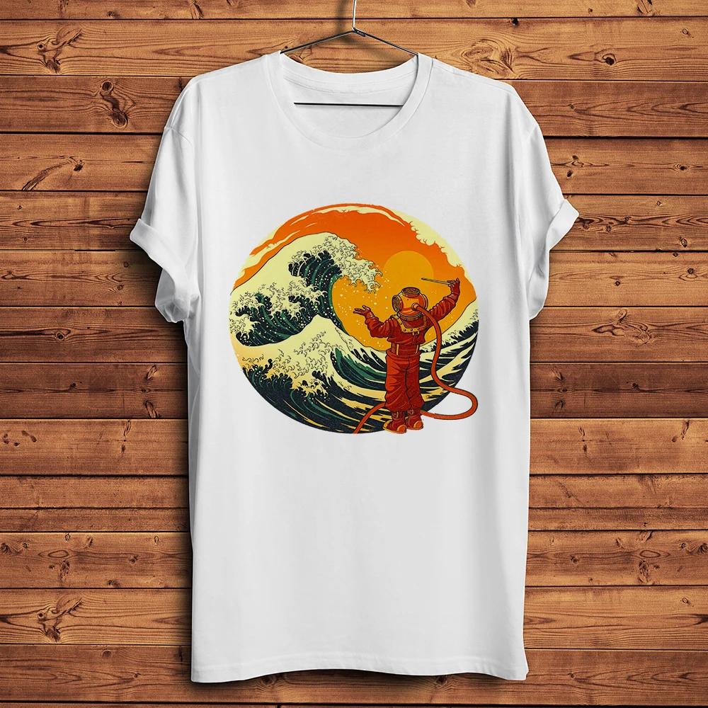 Scuba Diving Aquanaut Diver Funny Vintage Beach TShirtsShort Sleeve Unisex TShirtnoglue Nocracking Breathable Print S