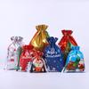 50pcs Christmas Creative Gift Bags Kindergarten Children's Drawstring Aluminum Foil Packaging Bag Gift Candy Storage Bags