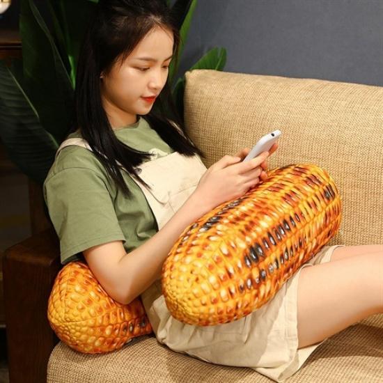 Simulation Food Roasted Corn Pillow Doll, Personalized Funny Gift, Plush Toy, Creative Doll for Girls Rag Doll