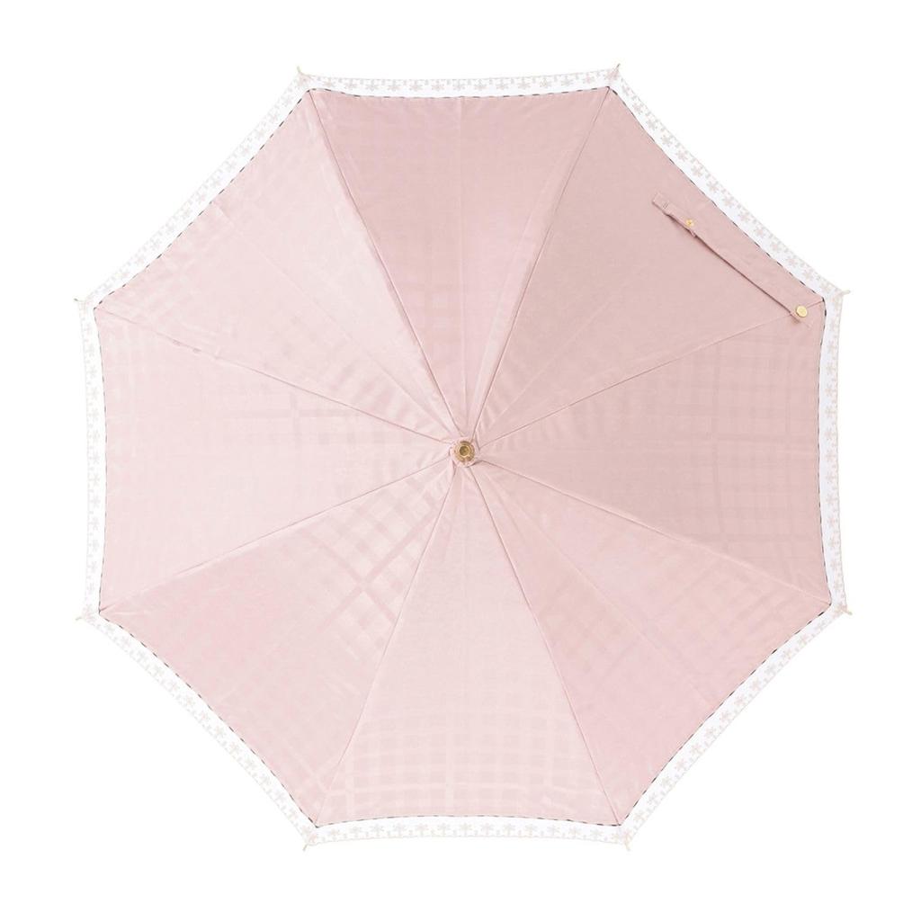 Moonbat Long Made in Perfect for Rain or Premium Light Heat and UV Organza Pink "Dachshund" Women's Parasol, Japan, Commuting, Shine, Blocking,