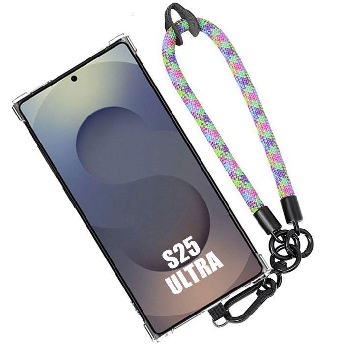 Case for Samsung Galaxy S25 Ultra, Protection with Detachable Multicolor Bracelet - BOOLING