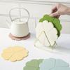 1PC Flower silicone insulation pad Nordic creative table mat household mat coaster anti-scalding placemat pot mat high temperature resistant