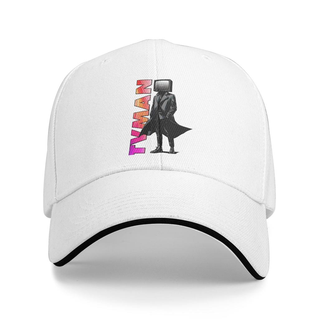 Skibidi Toilet Baseball Caps Casual  Sandwich Cap Unisex Polyester Sun Hat Running Golf