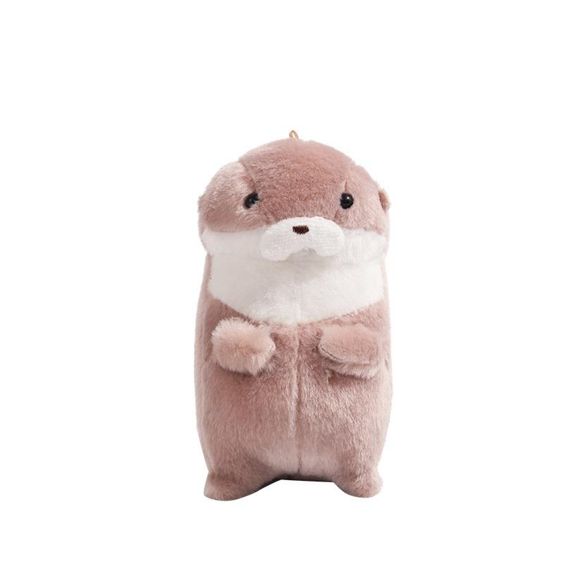 Cute little otter playing keychain puppet doll bag pendant Li Can's same plush toy cute gift