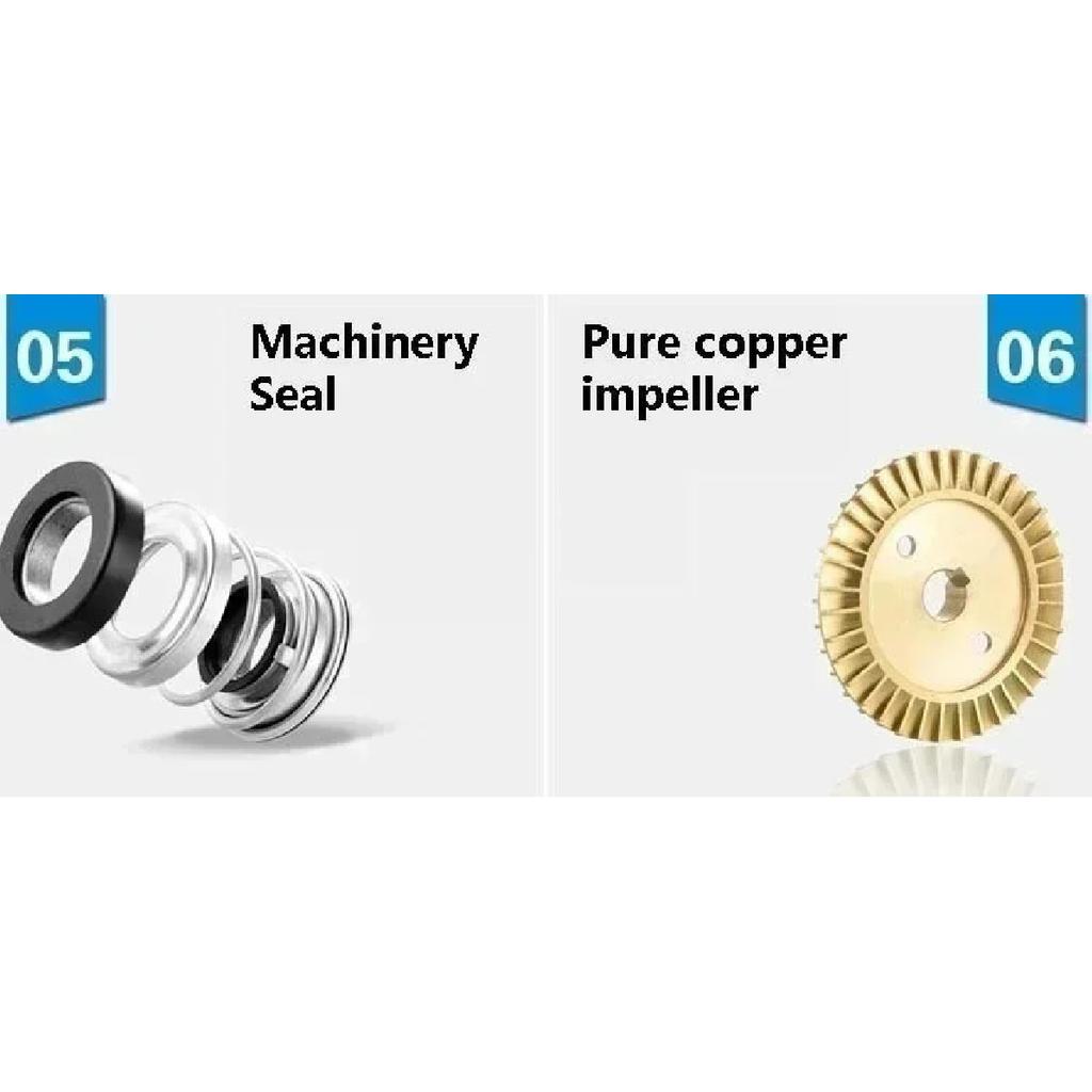 DC 12V 24V 48V Wasserpumpe Bürstenmotor Booster Pumpe QB60 Hohe Förderhöhe Großer Durchfluss Solarbatterie Pumpe Selbstansaugende Pumpe