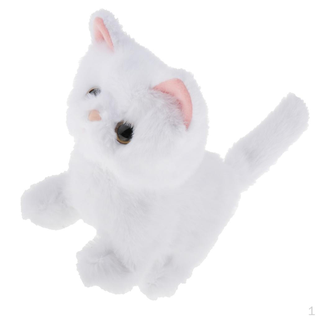 

Приятный электронный щенок, интерактивный робот-кошка, игрушки, электрическая роботизированная подставка для домашних животных, детский подарок на день рождения Ragdoll