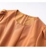 Slimming French Style A-line Belted Dress