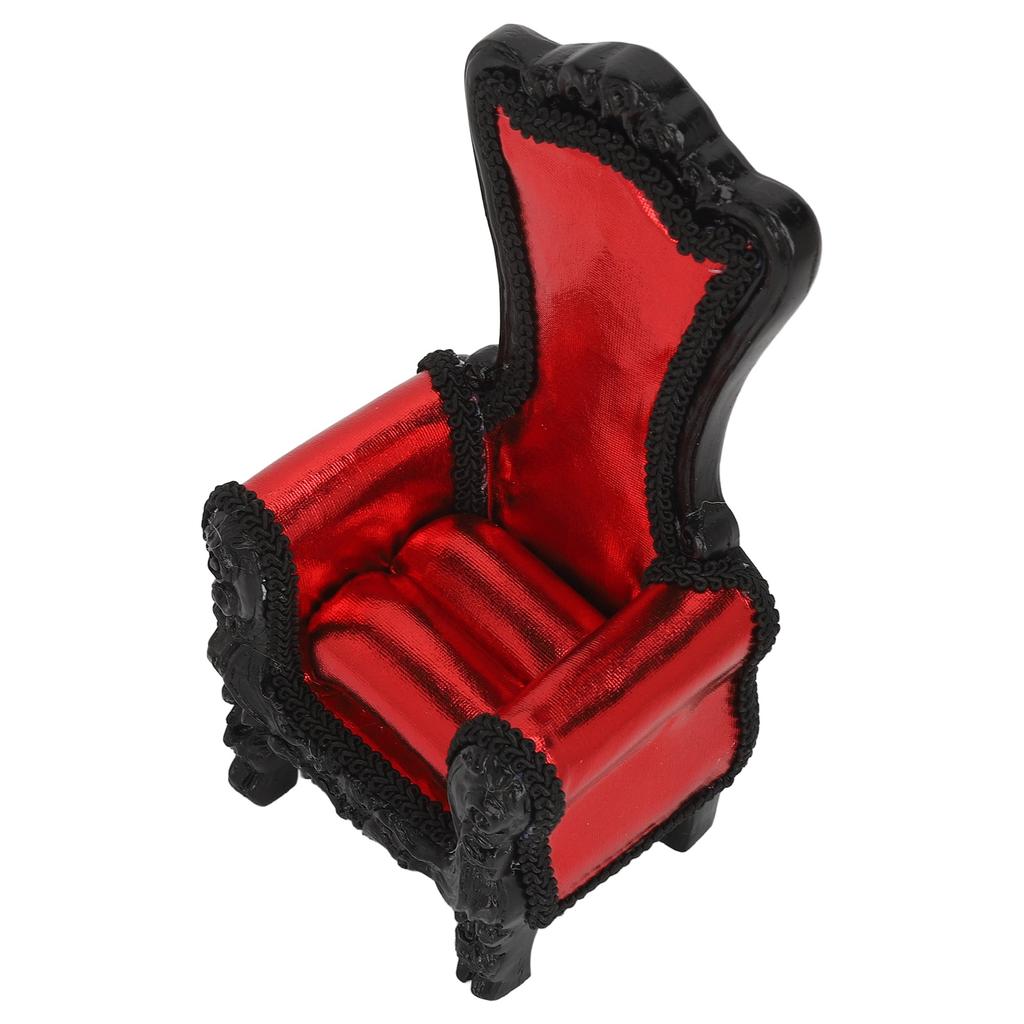 Sofa-förmiger Schmuckständer für Fingerringe, Ohrringe, Auslage für Schaufensterdekoration, Rot